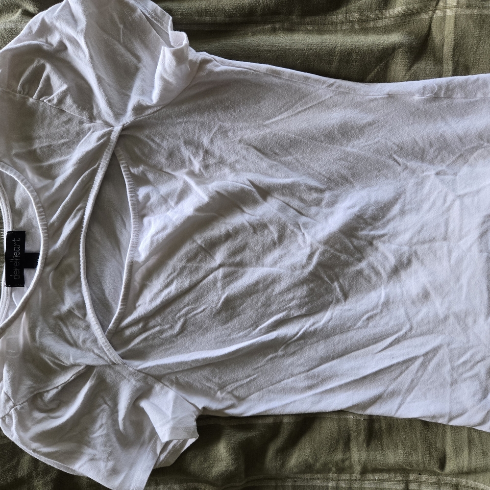 White Short Sleeve Top